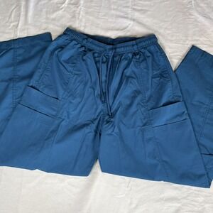 S.C.R.U.B.S. Unisex Complete Drawstring Pants Size‎ Small Petite Blue Bottoms